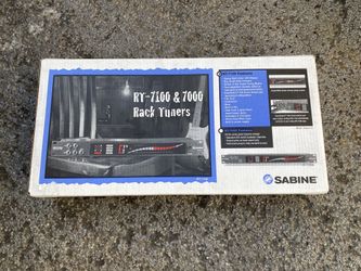 Brand New Sabine RT-7100 Rackmount Tuner