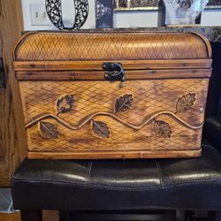 Set Of 3 Wooden Storage Boxes 