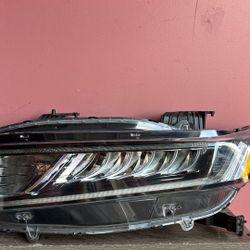 HONDA ACCORD HEADLIGHT LEFT DRIVER 2018 2019 2020 2021 2022 LED SEDAN OEM