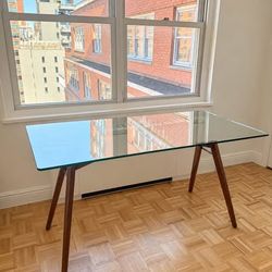 West Elm Glass Desk | Move out sale