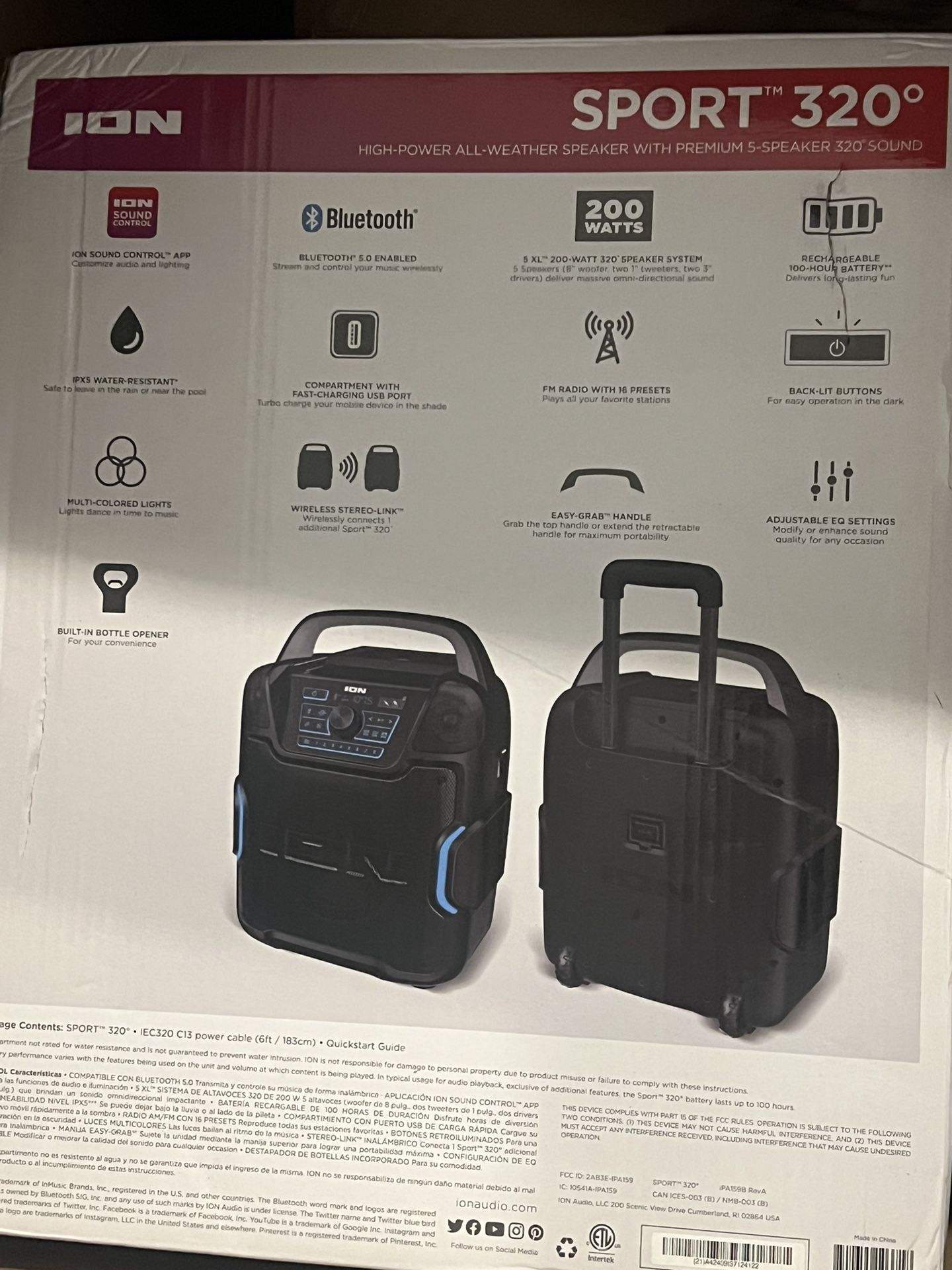 ISO 320 Sport All Weather Bluetooth Speaker