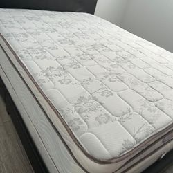 New Queen Mattress And Box Spring 2pc Bed Frame Is Not Included 