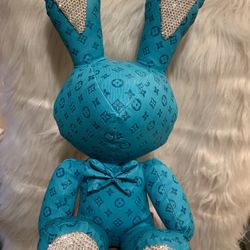 Basket Filler Easter Teal/Rhinestone  15 Inches