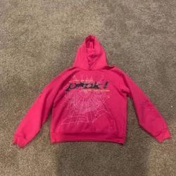 Sp5der Hoodie Pink