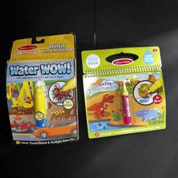 two "Water Wow!" style Coloring books