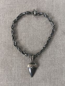 Shark Tooth Rocker Necklace