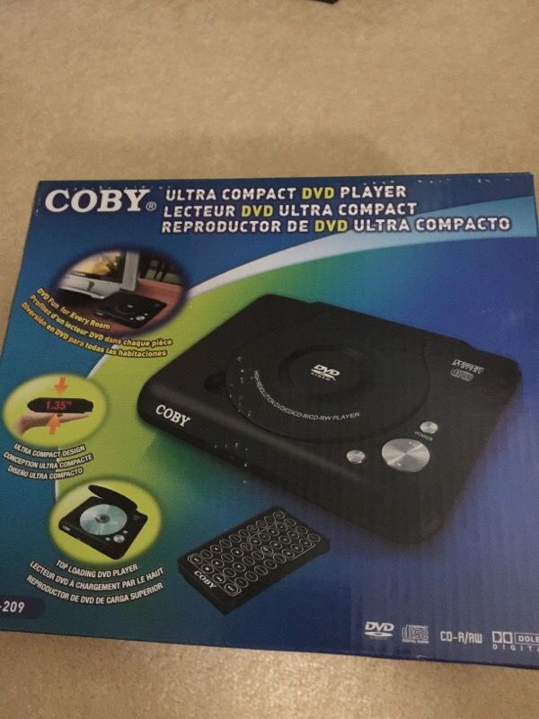 Coby ultra compact DVD player