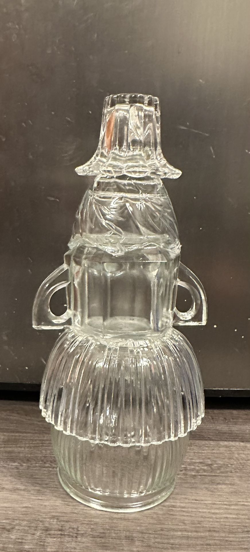 Vintage Crystal Snowman