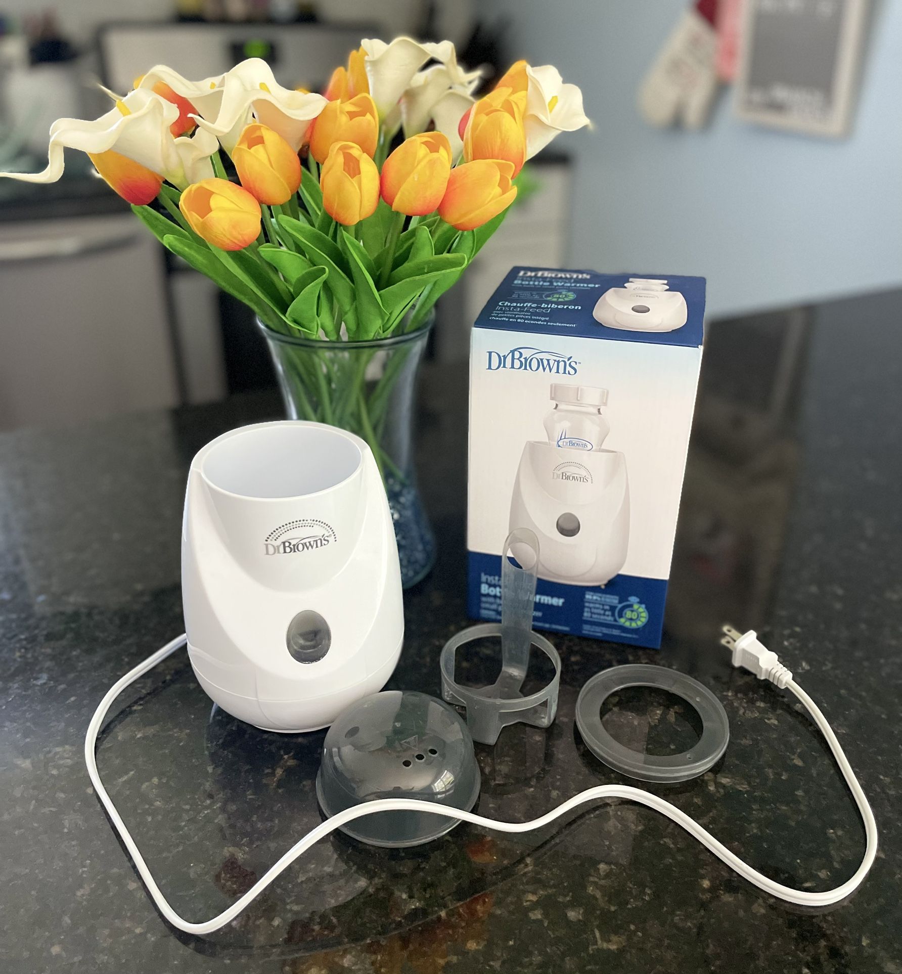 Dr. Brown's Insta-Feed Baby Bottle Warmer and Sterilizer for Baby Bottles and Baby Food Jars 