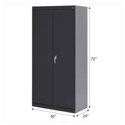 Sandusky Black Storage Cabinet 