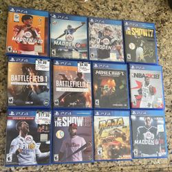 12 PS4 Games - $5 Each!