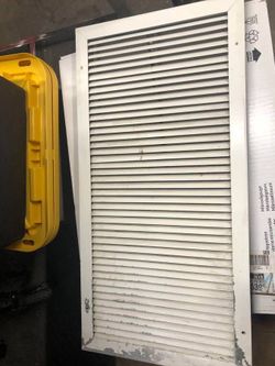 HVAC Vent Cover Grill for Sidewall and Ceiling, White