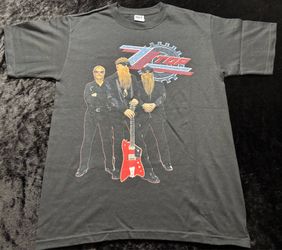 Men Medium Vintage 2007 ZZ Top Hollywood Blues Tour Graphic Band T-Shirt