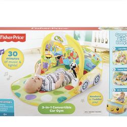 Fisher price 3 in 1 convertible car gym