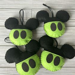 Halloween Mickey Felt Ornaments / Tree Decor 