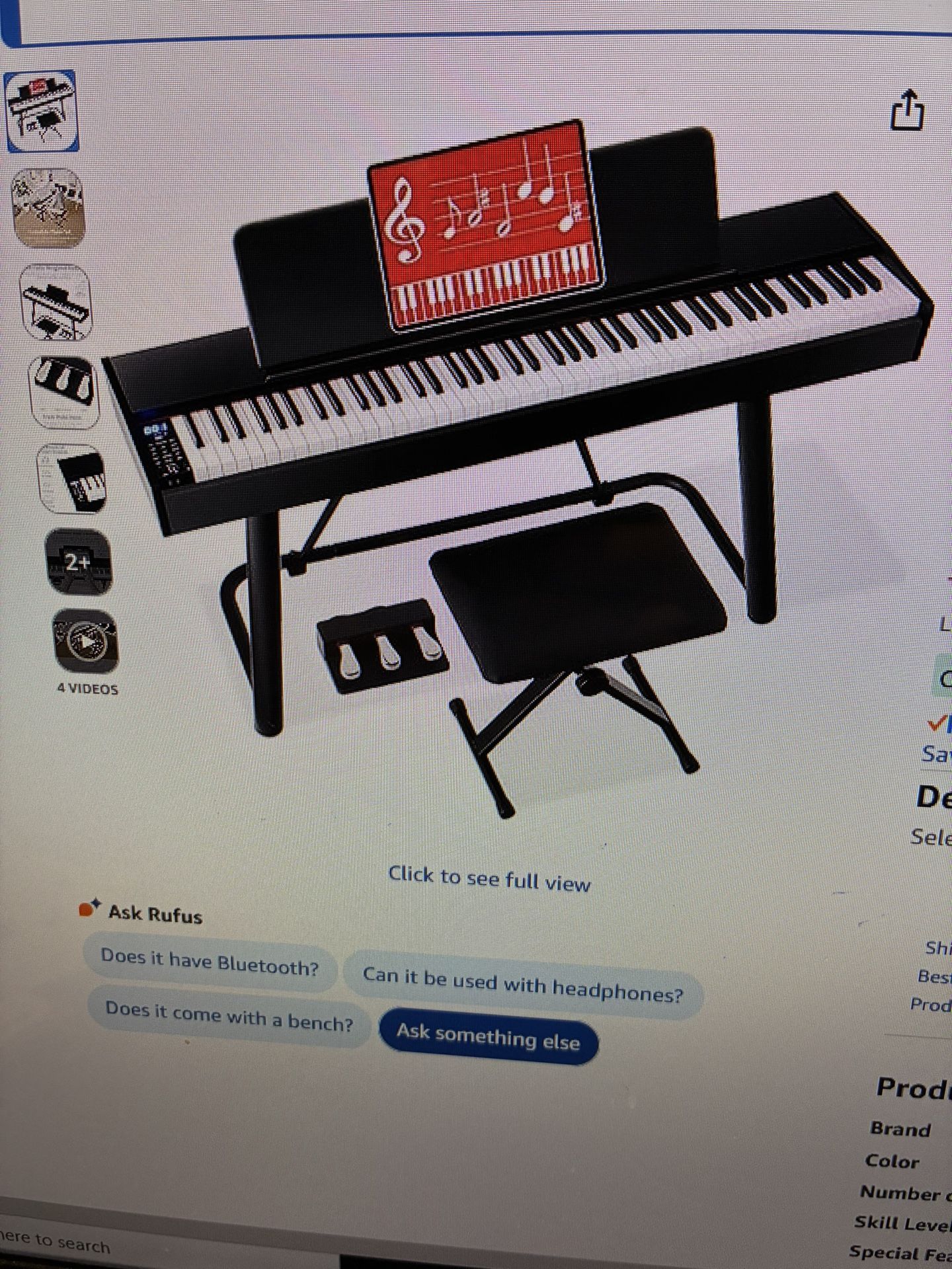 New 88 Key Weighted Digital Piano