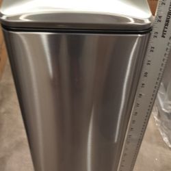 Trash Can 12 gallons step on padel/ stainless steel/ see description 👍👍