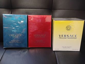 Versace Colognes Eros,Eros Flame and Yellow Diamond SEALED