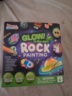 Klever Kits Glow in the Dark Rock Painting Kit