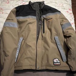 Official U-HAUL Employee Uniform Jacket Coat Mens 2XL Reflective Zip-Up