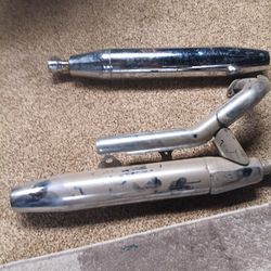 Tailpipes 1100 Vstar Yamaha