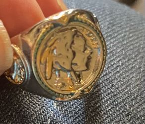 S925 silvery Native American ring