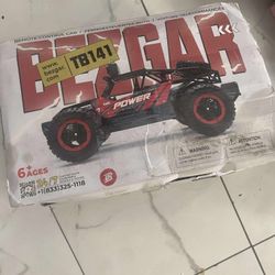 Bezgar RC Monster Truck 2WD Off-Road Remote Control Car 1:20 High Speed Dark Red
