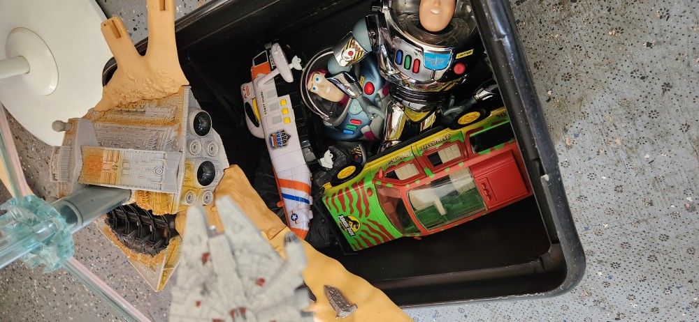Toys And DVD player With Movies