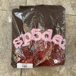 Sp5der Web Hoodie Brown SIZES M/XL