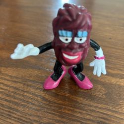 VTG California Raisin Pvc Female Singer In Pink Heels