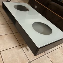 Modern Glass Top Coffee Table