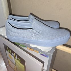 New Blue Slip On Vans 