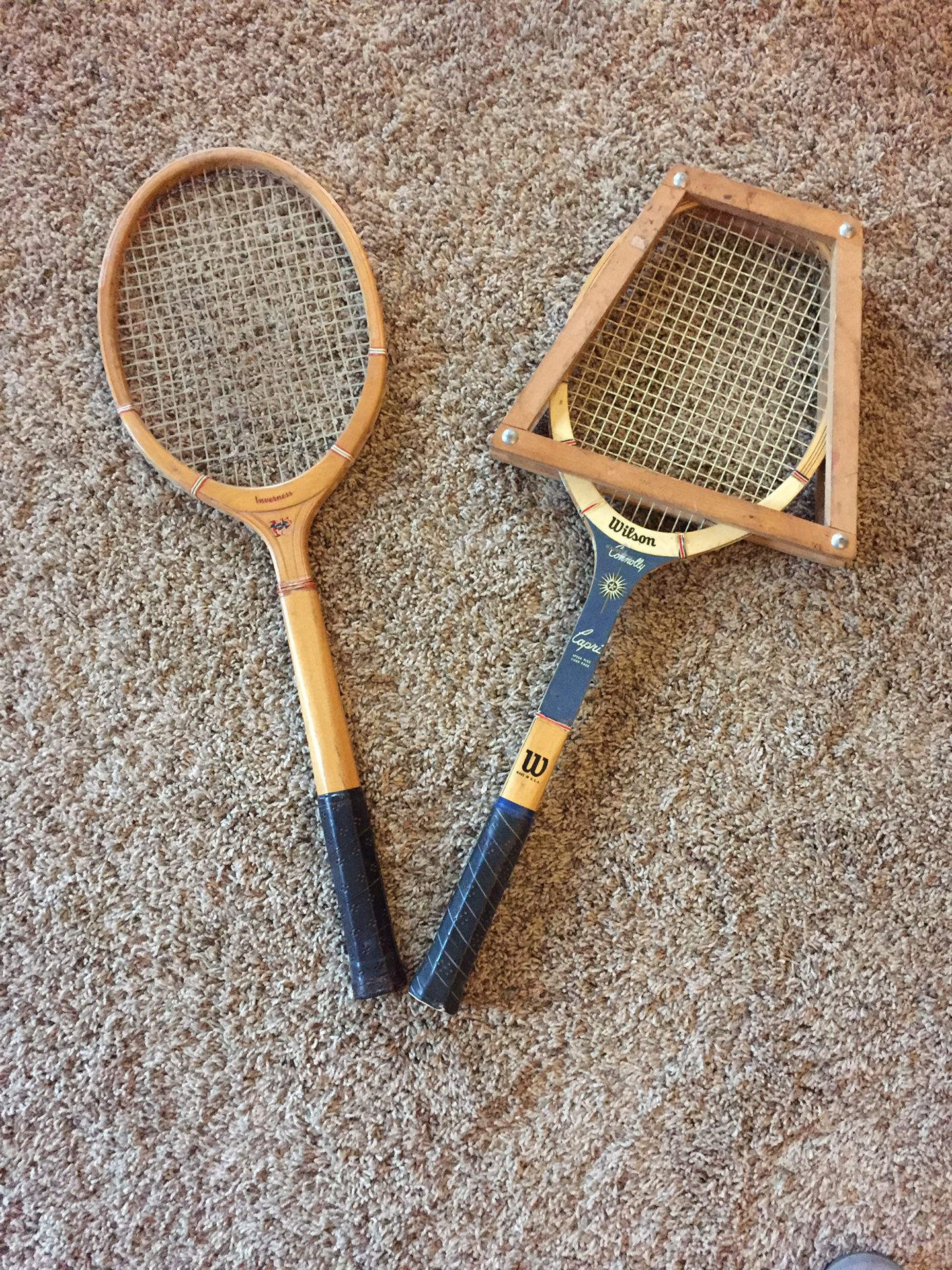 Old Wooden Tennis Rackets Great for decor
