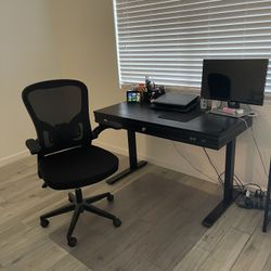 Height Adjustable Desk Black