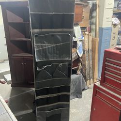 Garage Tool Locker With Canvass Organization Pockets