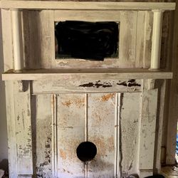 Old Fireplace Mantelpiece 