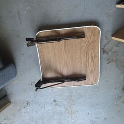folding TV tray table or a wall-mounted folding table