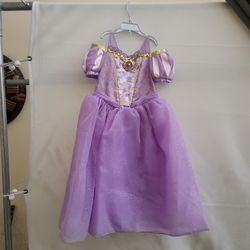 Authentic Disney Rapunzel Prestige Princess Tangled Costume, Size 5/6 LIKE NEW