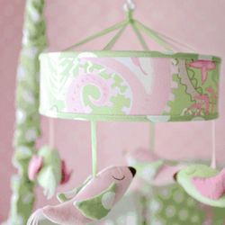 Baby Girl Crib Mobile/Bedding- My Baby Sam Pixie