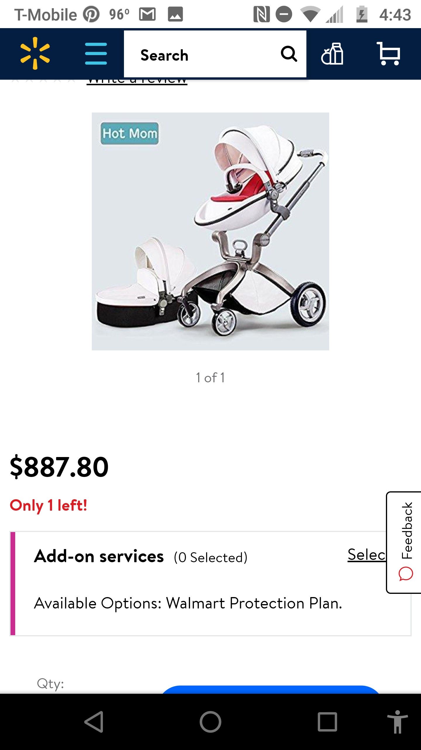 Hot mom baby stroller