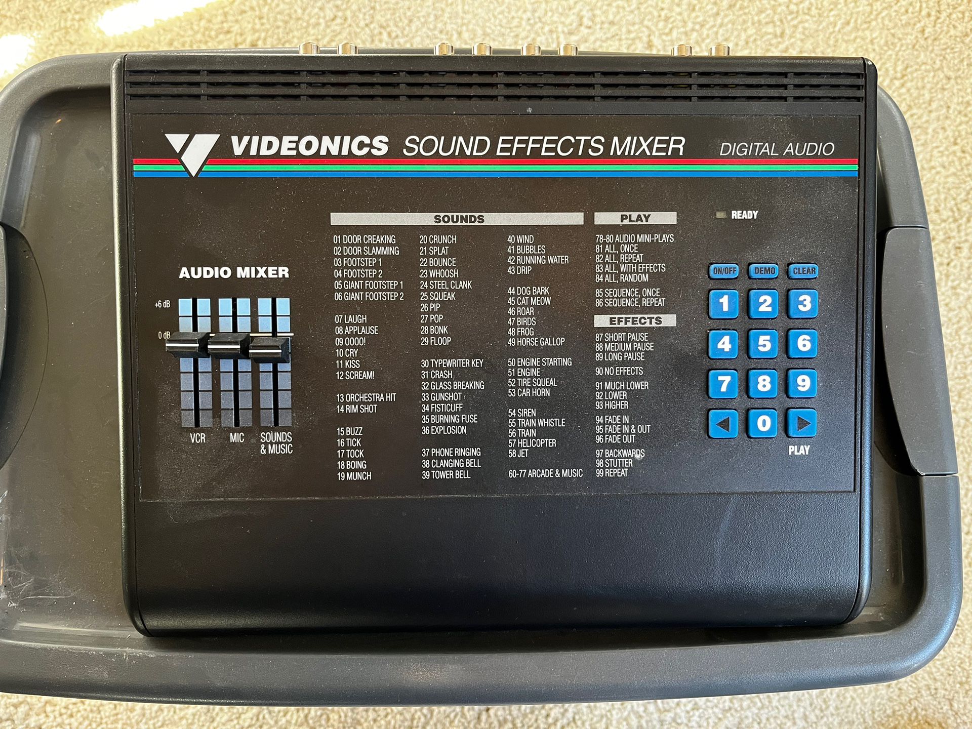 Vintage Videonics Sound Effect Mixer