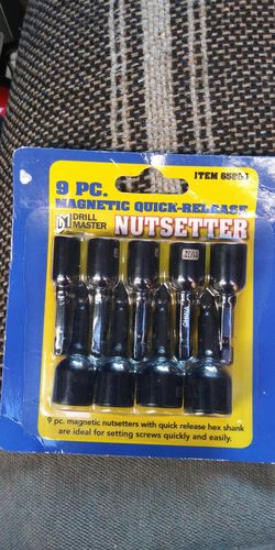 A,9PCS. MAGNETIC QUICK RELEASE NUTSETTER