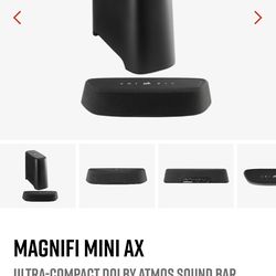 Polk Audio MagniFi Mini AX Sound Bar for TV with Wireless Subwoofer, Dolby Atmos and DTS:X Certified
