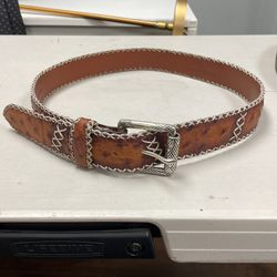Mens Leather Belt Size 36