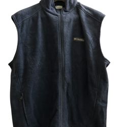Columbia Blue Size XL Fleece Vest