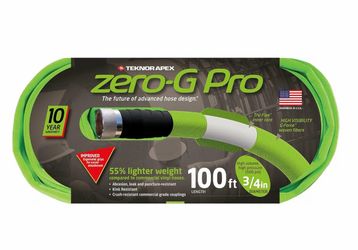 Teknor Apex zero-G NeverKink Durable Kink Free Garden Hoses (zero-G Pro, 3/4" x 100')