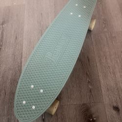 Greenish Blue Penny Skateboard 27”