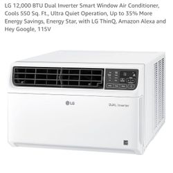 Brand New LG dual Inverter 12,000 BTU Air conditioner 