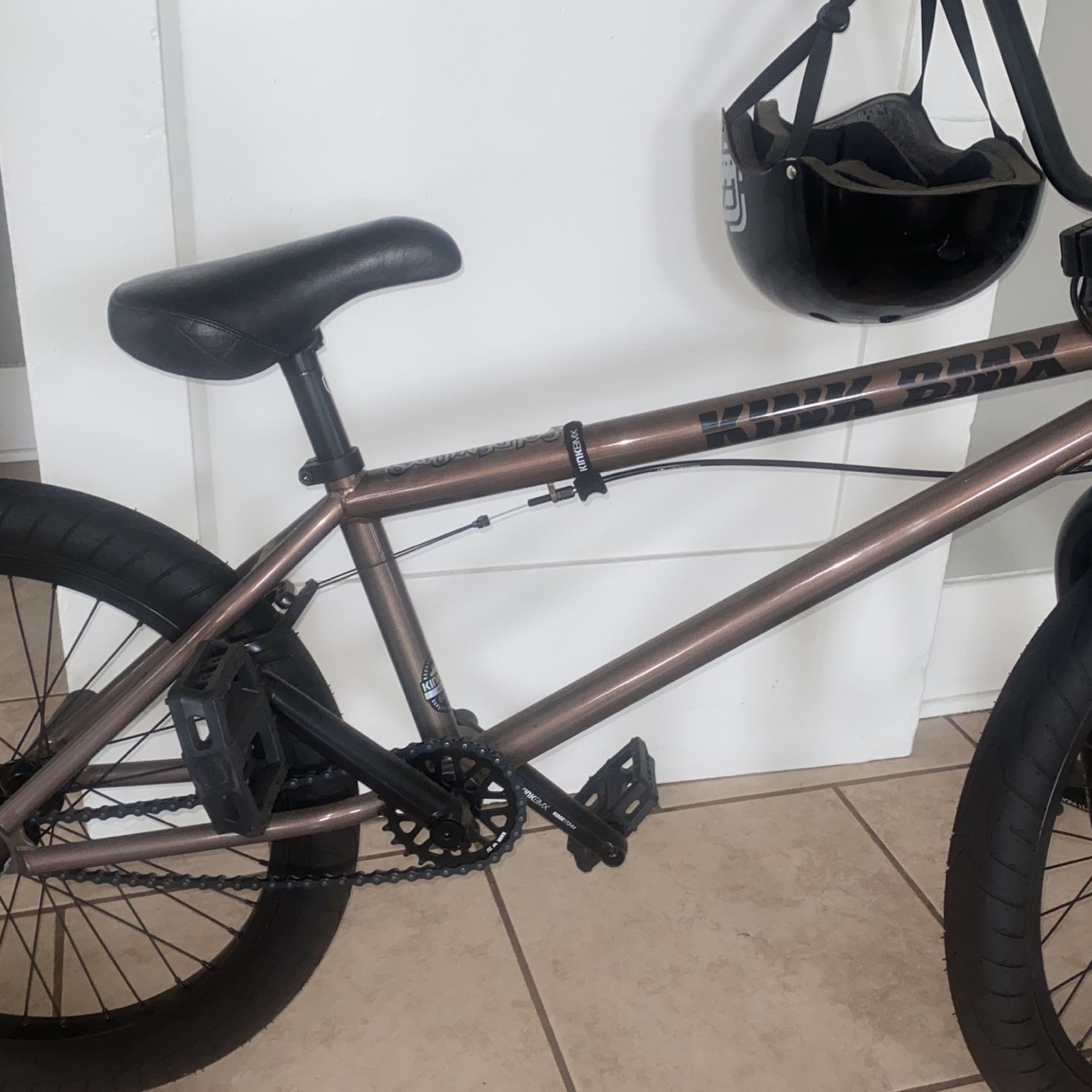 Kink BMX Bike With Helmet