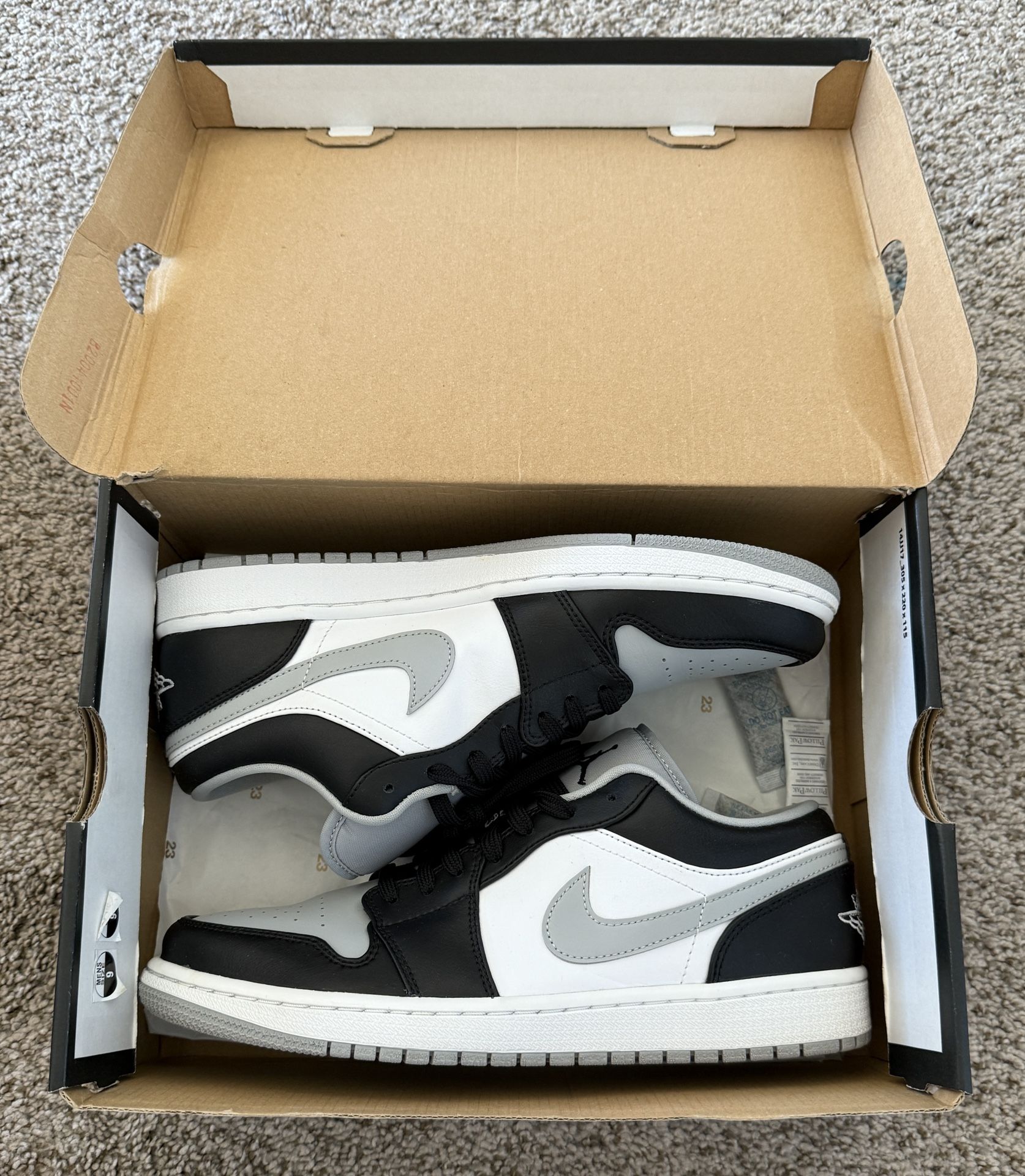 Jordan 1 Low Shadow Light Smokey Grey